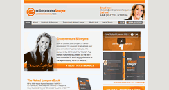 Desktop Screenshot of entrepreneurlawyer.co.uk